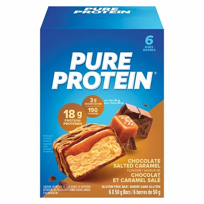 Pure Protein Bars - Chocolate Salted Caramel - 6x50g