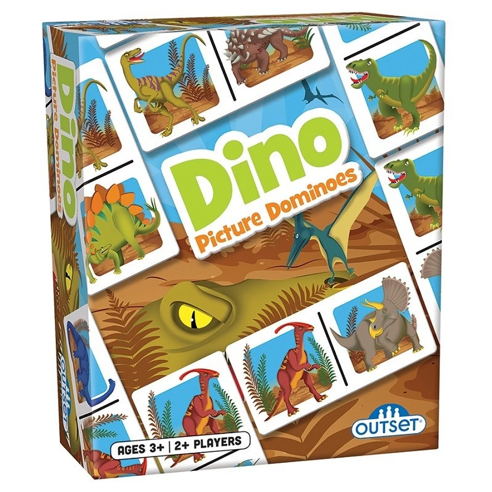 Picture Dominoes Dinosaur Themed Matching Game