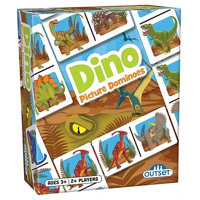 Picture Dominoes Dinosaur Themed Matching Game