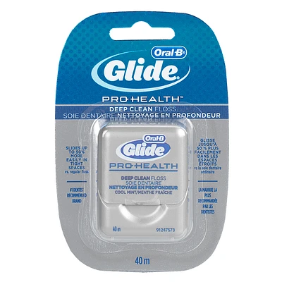 Oral-B Glide Deep Clean Floss - Cool Mint - 40m 