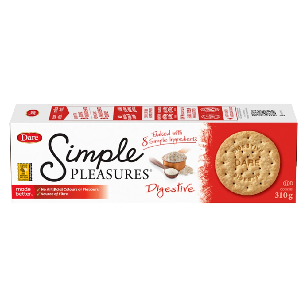 Dare Simple Pleasure Cookies - Digestive - 310g