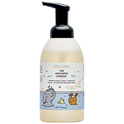 The Unscented Co Gentle Baby Wash and Shampoo - 550ml