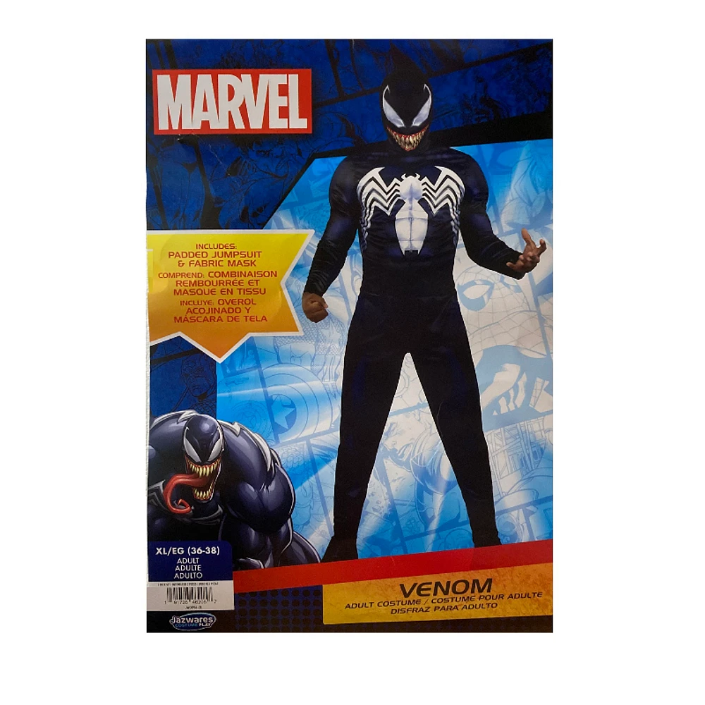 Marvel Venom Padded Chest Adult Halloween Costume - Men - Extra Large