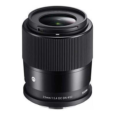Sigma Contemporary 23mm F/1.4 DC DN Wide-Angle Lens for Fujifilm X-Mount - C23DCDNX
