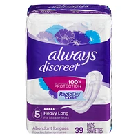 Always Discreet Pads Maximum Long Length Pads - 39s