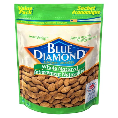 Blue Diamond Almonds - Whole Natural - 454g