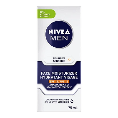 Nivea Men Face Moisturizer with SPF 15 - Sensitive - 75ml