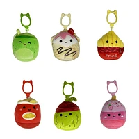 Squishmallows Clips Food with 6 styles Plush Toys - Assorted D - 3.5 Inch - 4 x 3.5 x 2 Inches