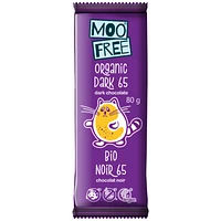 Moo Free Organic 65% Dark Chocolate Bar - 80g