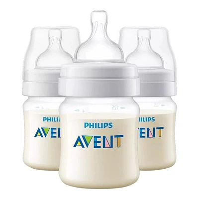 Philips AVENT Anti-Colic Baby Bottles - 118ml - 3s