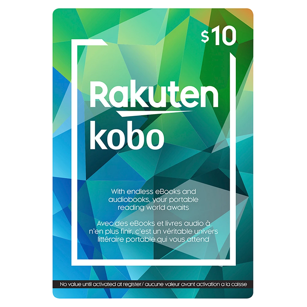 Kobo $10 Book Card