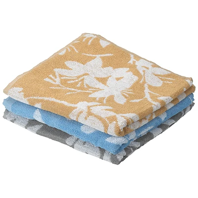 Boutique Jacquard Bath Towel - Assorted - 3 pack - 27x54 Inch