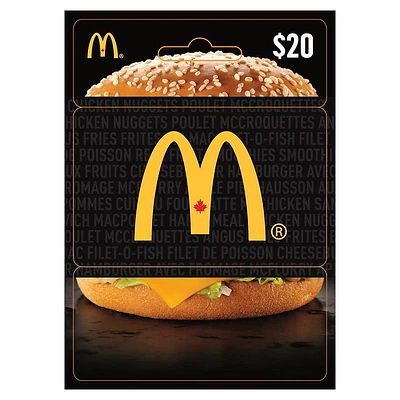 McDonald's Gift Card - $20