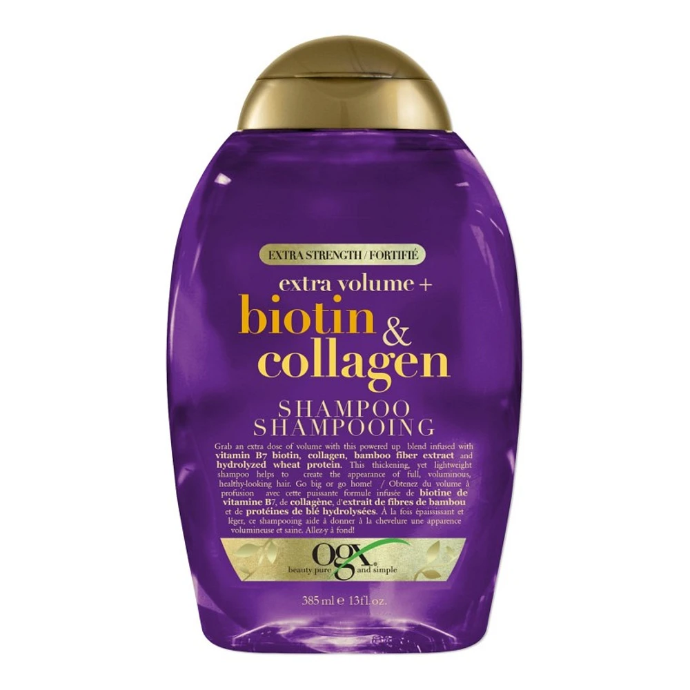 OGX Extra Volume + Biotin & Collagen Shampoo - 385ml