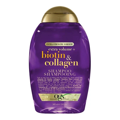 OGX Extra Volume + Biotin & Collagen Shampoo - 385ml