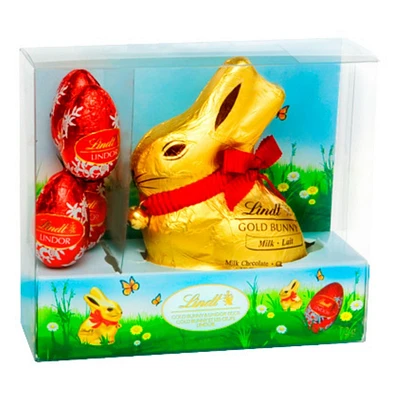 Lindt Gold Bunny and Lindor Egg Milk Chocolate - 172g