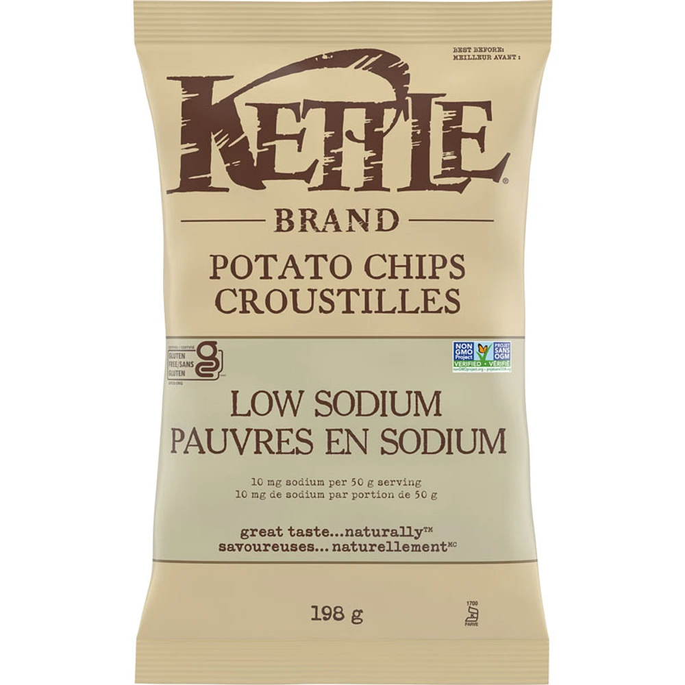 Kettle Chips Low Sodium - 198g