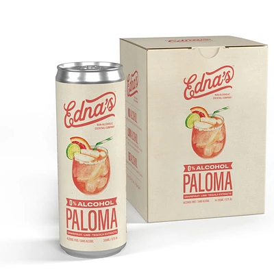 Edna's Paloma Non-Alcoholic Cocktail - 4x355ml