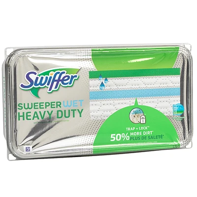 Swiffer Sweeper Heavy Duty Wet Sweeping Cloths - 20's