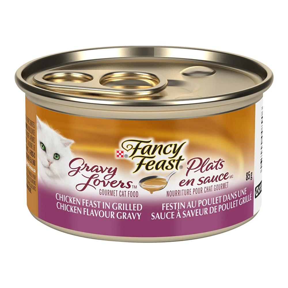 Fancy Feast Wet Cat Food - Gravy Lovers Chicken Feast in Grilled - 85g