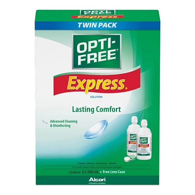 Opti-Free Express Cleaning and Disinfecting Solution - 2 x 300ml
