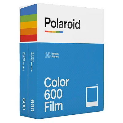 Polaroid Colour 600 Instant Film Twin Pack - 16 Exposures - PRD006012
