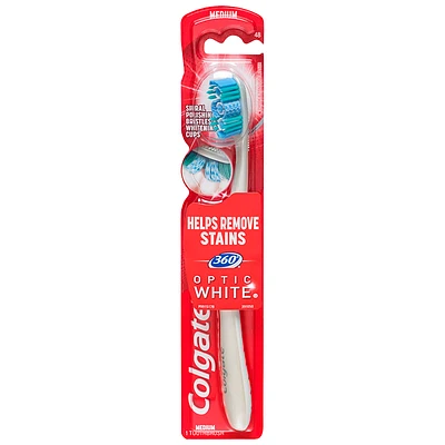 Colgate Optic White Toothbrush - Medium