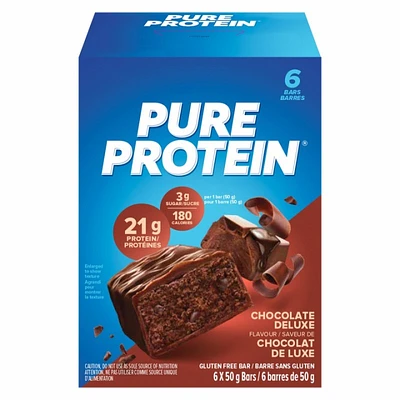 Pure Protein Bars - Chocolate Deluxe - 6x50g