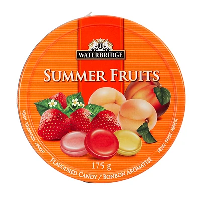 Waterbridge Summer Fruits Flavoured Candy Tin - 175g
