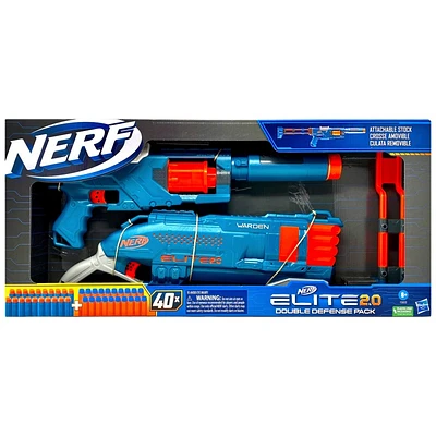 Nerf Elite 2.0 Double Defense - 12 x 26 x 3 Inches