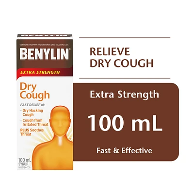 Benylin Extra Strength Dry Cough Syrup - 100ml