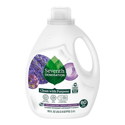 Seventh Generation Laundry Detergent - Fresh Lavender - 2.6L
