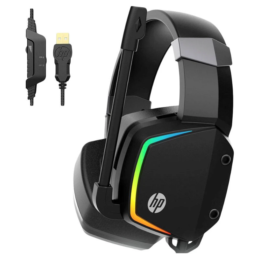 HP 7.1 LED Gaming Headset - Small