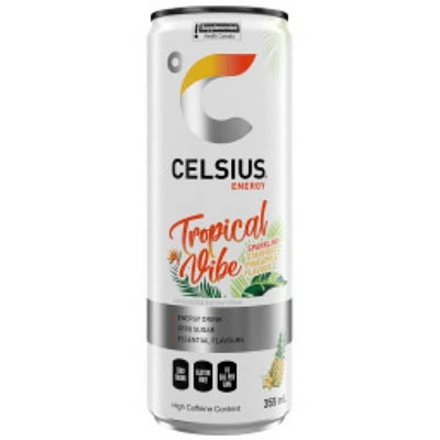 Celsius Sparkling Tropical ViBe Energy Drink - 355ml