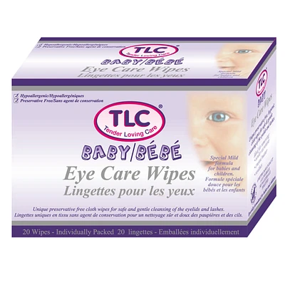 TLC Baby Eye Care Wipes - 20s