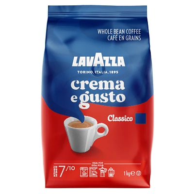 Lavazza Crema e Gusto - Whole Bean Coffee - 1kg