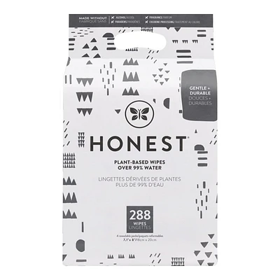 Honest Baby Cleaning Wipes - Pattern Play - 288s