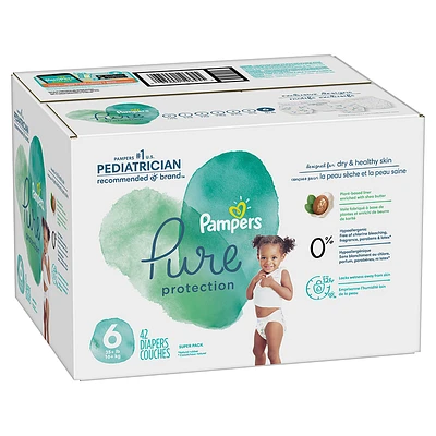 Pampers Pure - Size 6 - 42's