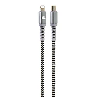 IQ USB-C Lightning Cable - 6feet - Black