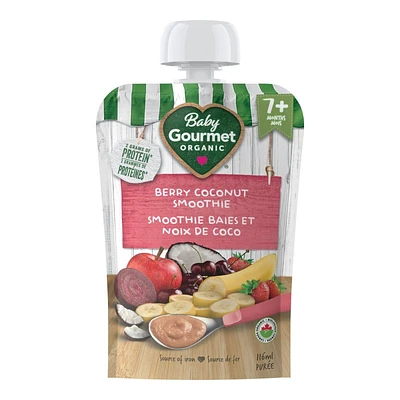 Baby Gourmet Organic Smoothie - Berry Coconut - 116ml