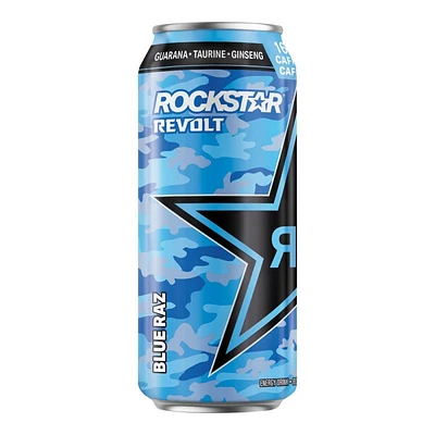 Rockstar Caffeinated Energy Drink - Killer Blue Raz - 473ml