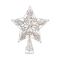 Danson Decor Christmas Tree Topper - Star - Silver - 25.4cm