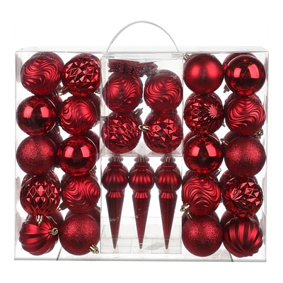 Danson Decor Christmas Tree Ornament Set - Assorted - 60's