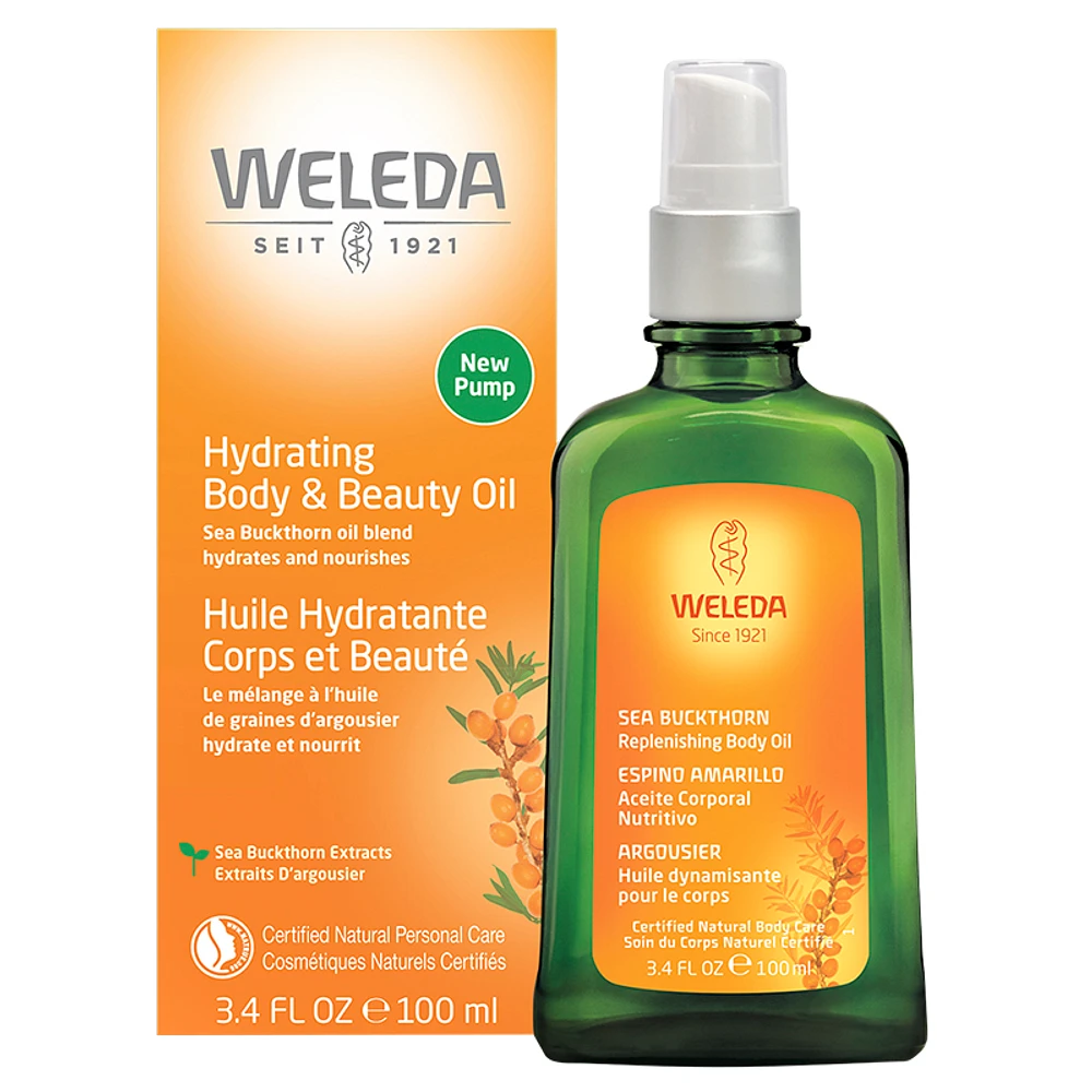 Weleda Sea Buckthorn Hydrating Body & Beauty Oil - 100ml