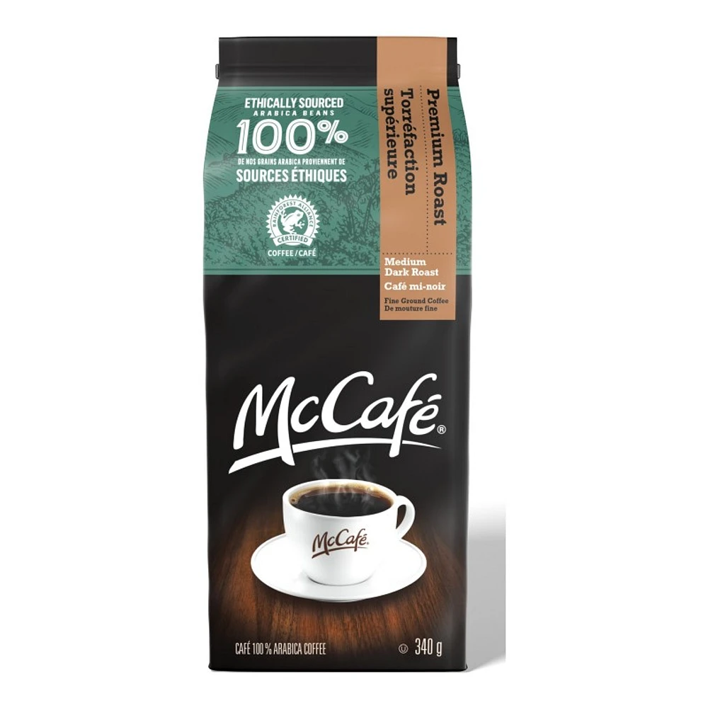 McCafe Premium Medium Dark Roast Ground Coffee - 340g