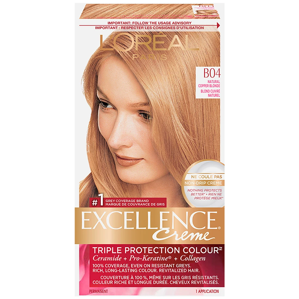 L'Oreal Excellence Creme - B04 Natural Copper Blonde