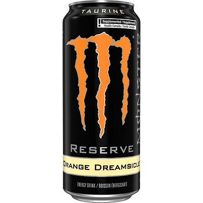 Monster Taurine Energy Drink - Reserve Orange Dreamsicle - 473ml