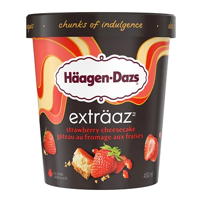 Haagen-Dazs extraaz Ice Cream - Strawberry Cheesecake - 450ml