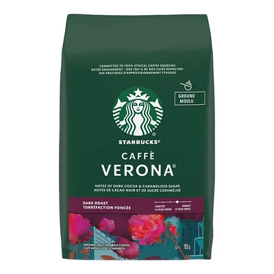 Starbucks Coffee - Caffe Verona Dark Roast - Ground Coffee