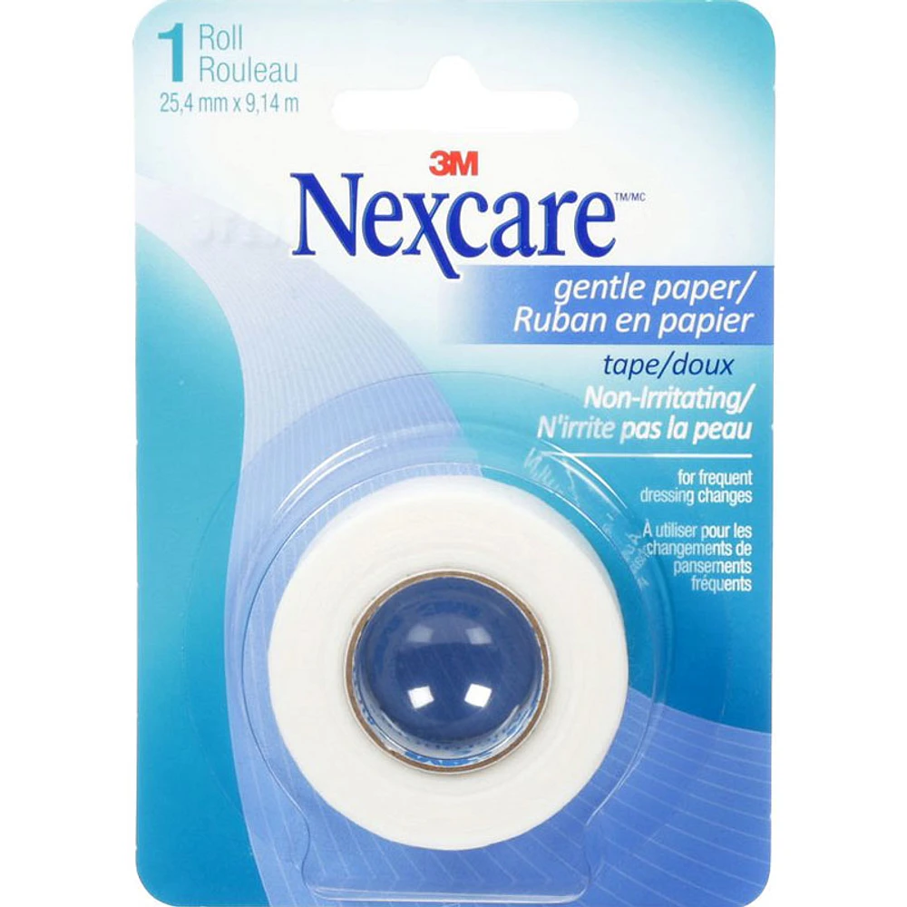 3M Nexcare Gentle Paper Tape - 25.4mm x 9.1m